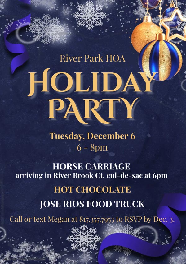 River Park Homeowners Association Archived Events